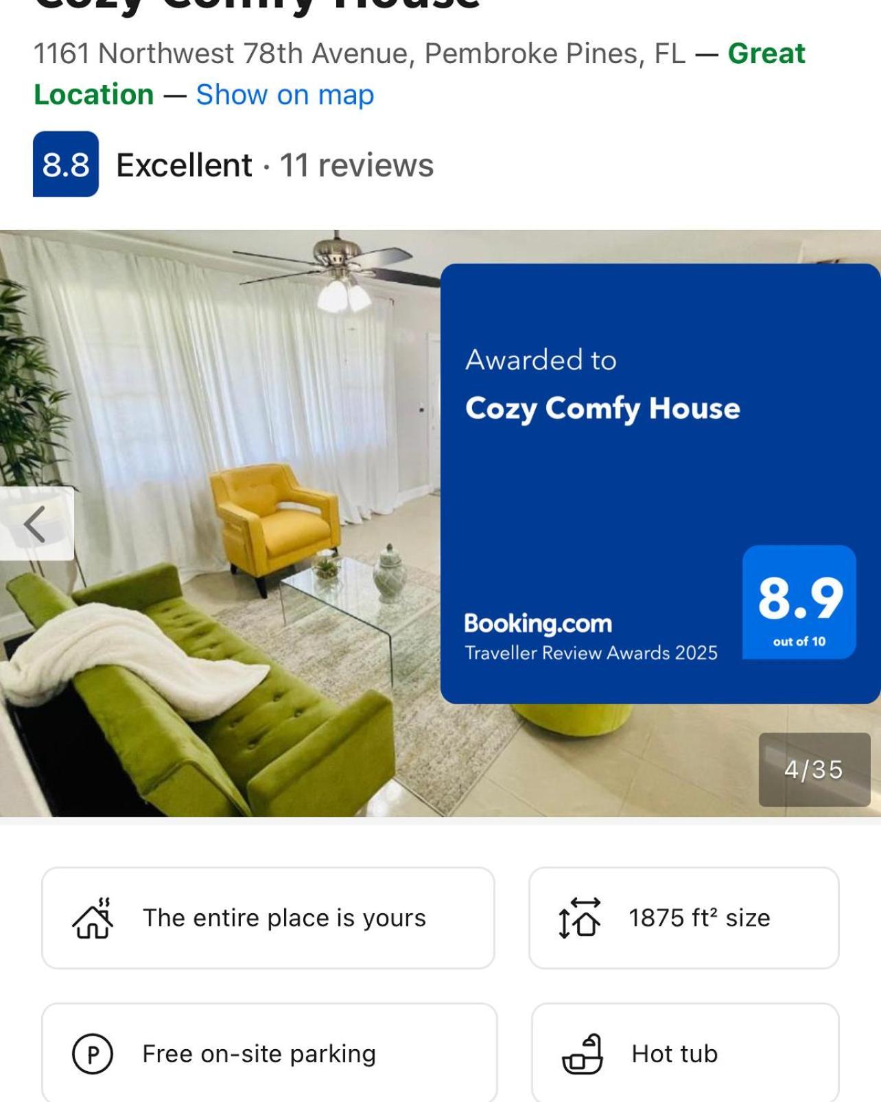 Willa Cozy Comfy House Pembroke Pines Zewnętrze zdjęcie